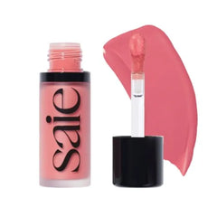 Saie Dew Liquid Blush for Cheeks - Hydrating Cream Blush Stick with a Blendable + Buildable Formula - Skincare Infused Dewy Cheek Tint for a Natural Flush - Glowy Makeup Essential