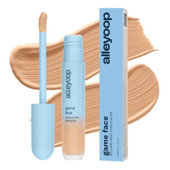 Alleyoop Game Face Makeup Concealer - Lightweight, Buildable Under Eye Concealer for Dark Circles, Hydrating Cream Formula for Women with Aloe Stem Cell - Smooth, Crease-Proof Makeup, 0.19 Fl Oz (Pack of 1)