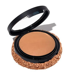 LAURA GELLER NEW YORK Baked Double Take Powder Foundation - Buildable Medium to Full Coverage - Matte Finish