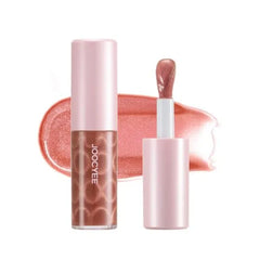 Joocyee Cat Eye Lip Gloss High Shine Plumping Tint Shimmer Holographic Glow Moisturizing Non-Sticky Lip Makeup Gift