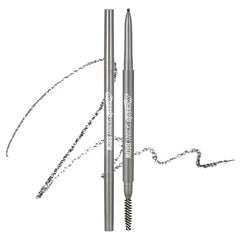 PERIPERA Speedy Skinny Brow, 1.5mm Precise Eyebrow Pencil, Dual-Sided Fine Tip Shades, Define Fills Brow Make up, K Beauty, Korean Make-up