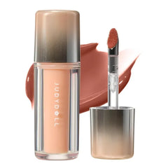 JUDYDOLL Ice Watery Lip Gloss, GEN-2,Moisturizing Liquid Lipstick with Hyaluronic Acid & Collagen,Long-lasting Mirror Lip Glazes with Iron Applicator