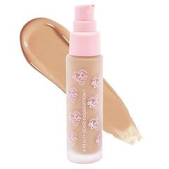 KimChiChic Beauty A Really Good Foundation Medium to Full Coverage Makeup Long Lasting, Lightweight Formula