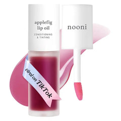 NOONI Korean & Vegan Appleseed Lip Oil Collection – Long-Lasting Hydrating, Plumping, Waterproof Lip Stains