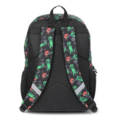 Minecraft Boys Light Up Backpack with Lunch Bag Set, 2-Piece, Green