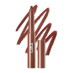 Laka Lip Liner, Deep Brown Lip Liner, Rich Cream Glide Texture, Semi Matte Finish for Shaping Lips, Smooth Application, K Beauty, Korean Makeup