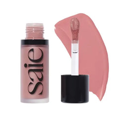 Saie Dew Liquid Blush for Cheeks - Hydrating Cream Blush Stick with a Blendable + Buildable Formula - Skincare Infused Dewy Cheek Tint for a Natural Flush - Glowy Makeup Essential