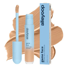 Alleyoop Game Face Makeup Concealer - Lightweight, Buildable Under Eye Concealer for Dark Circles, Hydrating Cream Formula for Women with Aloe Stem Cell - Smooth, Crease-Proof Makeup, 0.19 Fl Oz (Pack of 1)