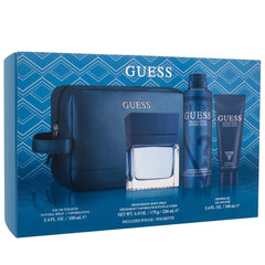 Guess Seductive Homme Blue Giftset EDT 100Ml+Body Spray 226Ml+Shower Gel 100Ml+Pouch - AllurebeautypkGuess Seductive Homme Blue Giftset EDT 100Ml+Body Spray 226Ml+Shower Gel 100Ml+Pouch
