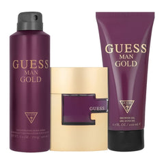 Guess Gold For Men Set EDT 75Ml+Body Spray 226Ml+Shower Gel 200Ml - AllurebeautypkGuess Gold For Men Set EDT 75Ml+Body Spray 226Ml+Shower Gel 200Ml