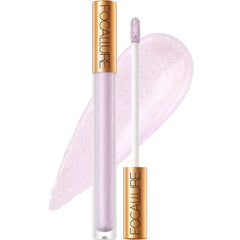 FOCALLURE Metallic Chameleon Liquid Lipstick, Glitter Lip Gloss, Shimmery Finish, Nonstick Cup Lip Makeup for Costume, Cosplay, Rave Festival