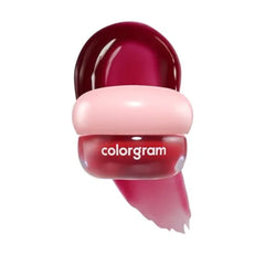 COLORGRAM Tintin Dory Lip Jam – Hydrating & Plumping Tinted Lip Balm | Glossy Lip Blush | Korean Makeup