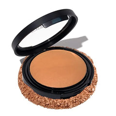 LAURA GELLER NEW YORK Baked Double Take Powder Foundation - Buildable Medium to Full Coverage - Matte Finish