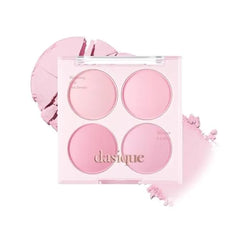 dasique Blending Mood Cheek 4 Blendable Shades in Lightweight Smooth Powder Vegan Pink Blush