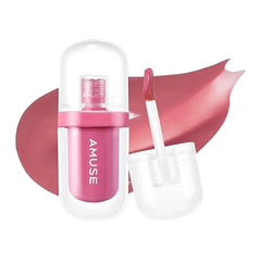 Amuse SEOUL Jel Fit Tint, Jelly Lip Stain, Long Lasting Hydrating Lip Gloss, Smooth Moisturizing Lip, Glossy Finish, Vegan, Korean Beauty Makeup