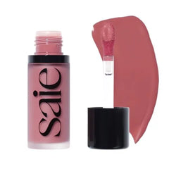 Saie Dew Liquid Blush for Cheeks - Hydrating Cream Blush Stick with a Blendable + Buildable Formula - Skincare Infused Dewy Cheek Tint for a Natural Flush - Glowy Makeup Essential