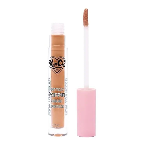 KimChiChic Beauty Mattely Poppin Liquid Lipstick, Long Lasting, Highly Pigmented Matte Lip Color, Smudge Proof, All Day Wear