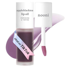NOONI Korean & Vegan Appleseed Lip Oil Collection – Long-Lasting Hydrating, Plumping, Waterproof Lip Stains