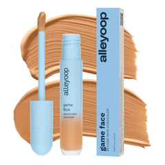 Alleyoop Game Face Makeup Concealer - Lightweight, Buildable Under Eye Concealer for Dark Circles, Hydrating Cream Formula for Women with Aloe Stem Cell - Smooth, Crease-Proof Makeup, 0.19 Fl Oz (Pack of 1)