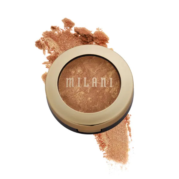 Milani Baked Bronzer - Dolce, Cruelty-Free Shimmer Bronzing Powder to Use For Contour Makeup, Highlighters Makeup