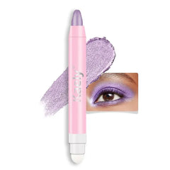 Kaely 2 in 1 Cream Eye Shadow Brightener Sticks for Eyes, Pencil Eyeshadow Applicator Stick Waterproof Pigmented, Eye Shadow Palette Highlighter Makeup