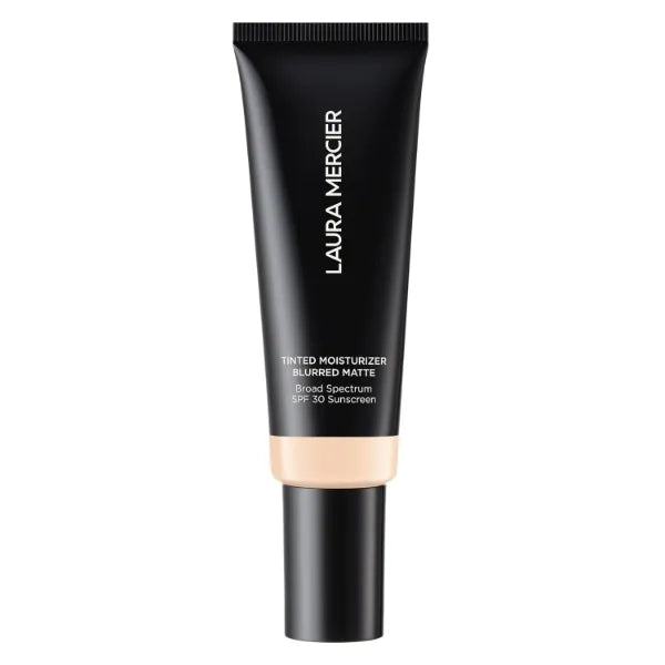 Laura Mercier Tinted Moisturizer Blurred Matte with SPF 30, 24HR+ Shine Control and Blurring, Long Lasting, Sheer to Light, Buildable Coverage, Blurs the Look of Pores