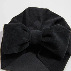 PATPAT Baby / Toddler Solid Bowknot Hat light black
