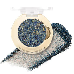 FOCALLURE Eyes On Me Pressed Powder Eyeshadow, Shimmery Eye Makeup & Highlight, Long-Lasting, High Pigmented Single Shade Eye Color, Glitter Finish, Hypoallergenic