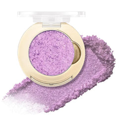 FOCALLURE Eyes On Me Pressed Powder Eyeshadow, Shimmery Eye Makeup & Highlight, Long-Lasting, High Pigmented Single Shade Eye Color, Glitter Finish, Hypoallergenic