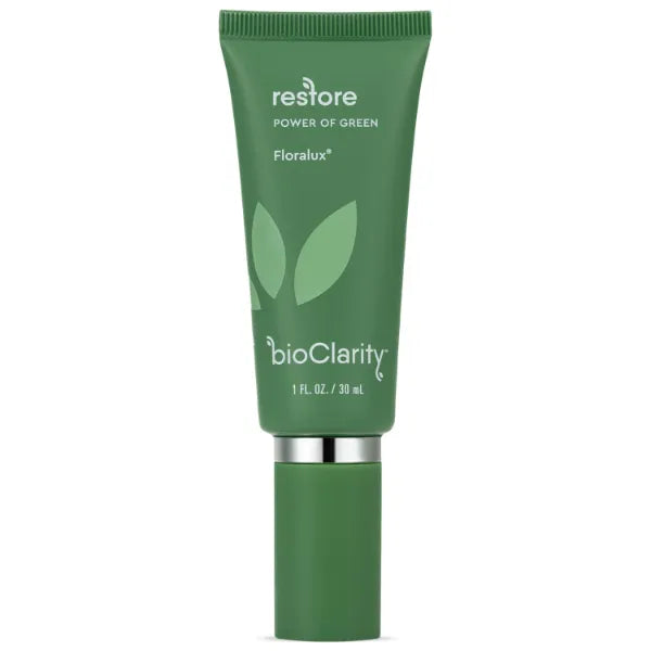 BioClarity Restore, Gel-Based Serum | 100% Vegan, Clean Ingredients | Contains Floralux Naturally made from Chlorophyll