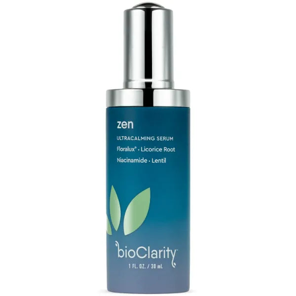 BioClarity Zen Ultra-Calming Serum | Ultracalming Serum for Redness-Prone Skin | 100% Vegan | Calm, Soothe, and Soften Face | Contains Floralux Naturally made from Chlorophyll