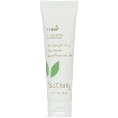bioClarity Acne Treatment Gel | 2% Salicylic Acid + Moisturizing Oat Kernel | 100% Vegan, Clean Ingredients