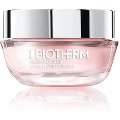 Biotherm Aquasource Cica Nutri Cream, For Dry To Normal Skin. Infused With Centella Asiatica And Biotech Plankton For Soothed, Softer And Luminous Skin