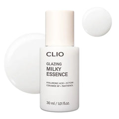 CLIO PROFESSIONAL Glazing Milky Essence, Rice PDRN for Boosting Radiant Glass Skin, Lightweight Hydrating Skin Prep for Makeup, Ceramide Skin Barrier Care for Sensitive Skin, Korean Skincare