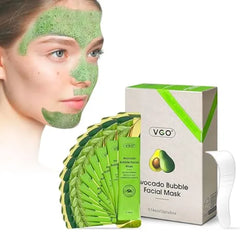 VGO Blackhead Remover Bubble Clay Mask, Deep Moisturizing & Pore Cleanser Face, with Salicylic Acid & Hyaluronic Acid，Daily Hydrating Facial Care & Skin Blackhead Mud