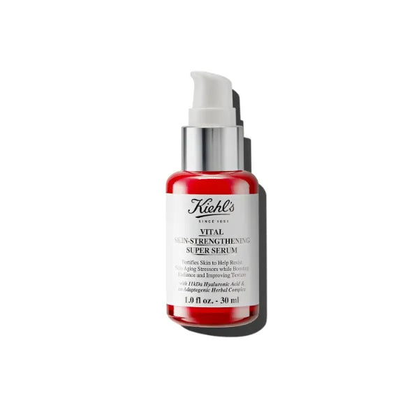 Kiehl's Vital Skin-Strengthening Hyaluronic Acid Super Serum, Boosts Radiance & Smooths Fine Lines, Improves & Renews Skin Texture, with Adaptogenic Herbal Complex, for All Skin Types