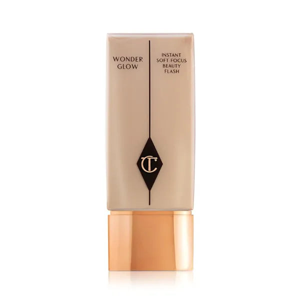 Charlotte Tilbury Wonderglow Face Primer – Illuminating Soft-Focus Dewy Primer to Hydrate & Blur Imperfections, Fine Lines & Wrinkles