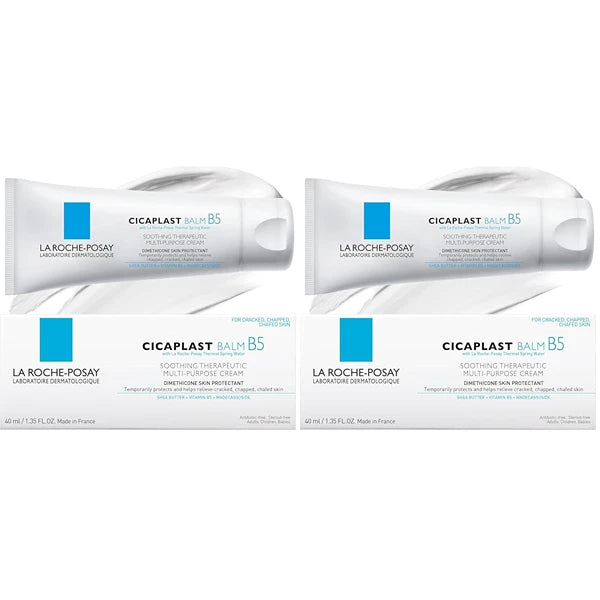 La Roche-Posay Cicaplast Balm B5, Healing Ointment and Soothing Therapeutic Multi Purpose Cream for Dry & Irritated Skin, Body and Hand Balm, Baby Safe, Fragrance Free