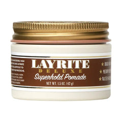 Layrite Superhold Pomade – Maximum Hold Water-Soluble Hair Styling Pomade | Firm Control with Clean Finish
