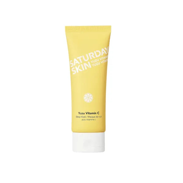 Saturday Skin Yuzu Vitamin C Overnight Sleep Mask – Ultra Rich Retinol Moisturizer for Smooth, Hydrated Skin