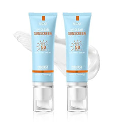 VGO Mineral Sunscreen for Face, Reef Safe Sunscreen, Oil Free Face Moisturizer with SPF 50, Broad Spectrum UVA/UVB Protection, Lightweight, Non Comedogenic