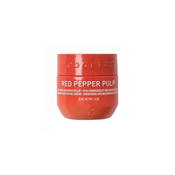 Erborian Red Pepper Pulp Hydrating & Energizing Gel Facial Moisturizer for Brightened, Refreshed & Plumped Skin Radiance Boosting Moisturizing Cream Korean Skin Therapy