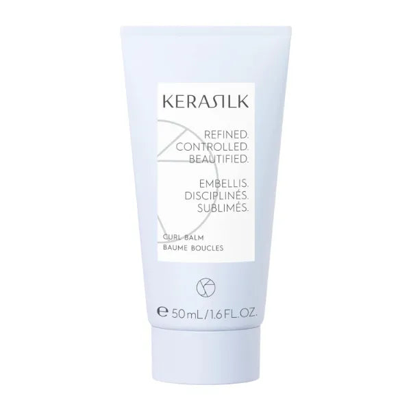 Kerasilk Curl Balm, Creates Defined & Bouncy Curls | Enhances Curly Hair's Natural Texture, Frizz-Protection & Anti Humidity Effect For All Curly Hair Types