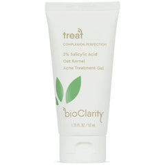 bioClarity Acne Treatment Gel | 2% Salicylic Acid + Moisturizing Oat Kernel | 100% Vegan, Clean Ingredients