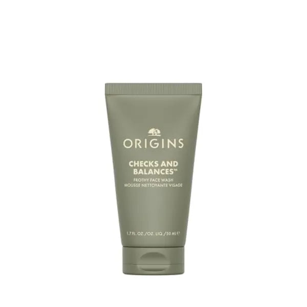 Origins Checks and Balances Frothy Face Wash | Gentle Face Cleanser for All Skin Types | With Mint