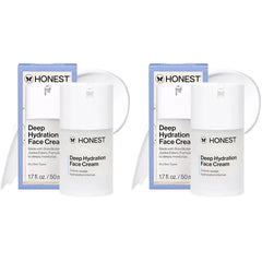 Honest Beauty Deep Hydration Face Cream for Dry Skin, Hydrates and Supports Natural Moisture Barrier, Hypoallergenic, Gentle Sensitive, 1.7 fl oz