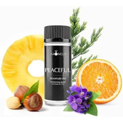 AROMELY Peaceful Essential Diffuser Oil Blend - Signature Diffuser Aroma Scent - Luxurious Fragrance with Notes of Pineapple, Green Leaves, Oranges, Papaya, Lemon, Cardamom, Amber and Musk