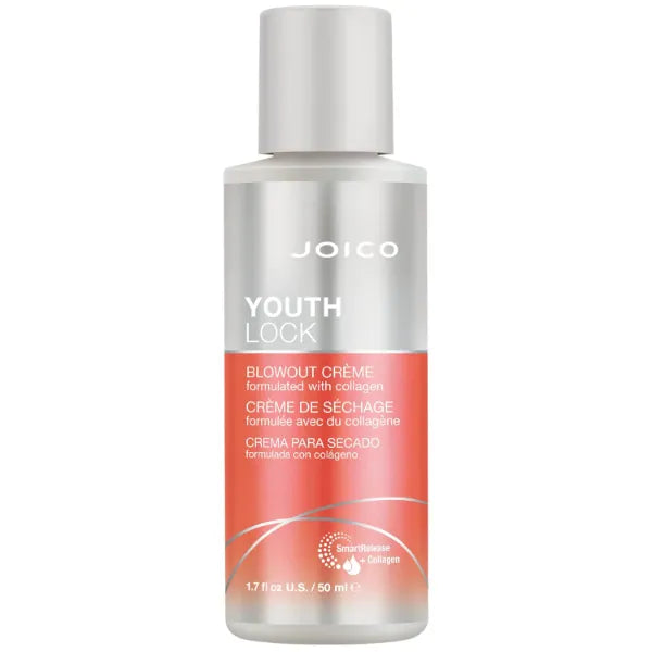 Joico YouthLock Blowout Crème Formulated With Collagen | Youthful Body & Bounce | Strengthen & Protect | Reduce Breakage & Frizz | Soften & Detangle Hair | Boost Shine | Sulfate Free | With Arginine