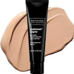 Revision Skincare Intellishade® Original SPF 45, Anti-Aging Tinted Sunscreen for Face, Daily Moisturizer with SPF, Anti-Wrinkle with Peptides & Vitamin C, Hydrating Broad-Spectrum Sunscreen