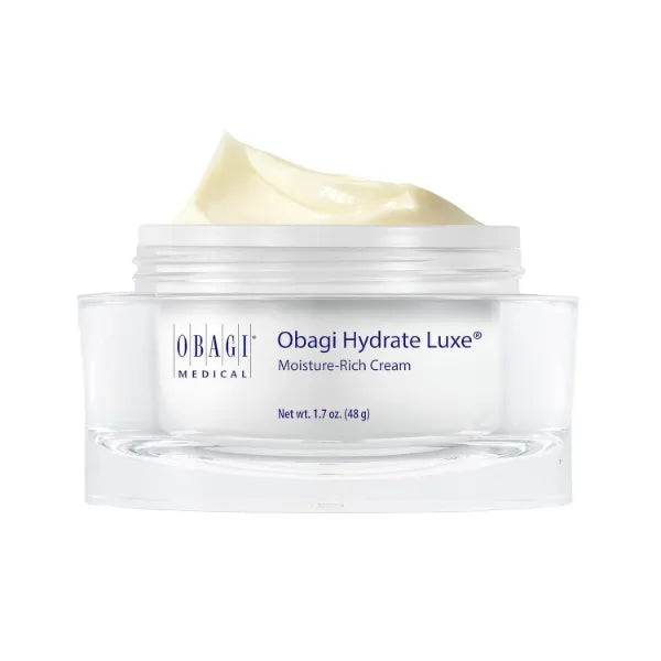 Obagi Medical Hydrate Luxe Ultra-Rich Moisturizer – Non-Comedogenic with Tara Seed Extract and Biomimetic Peptides – Night Face Cream for Dry, Sensitive, or Aging Skin